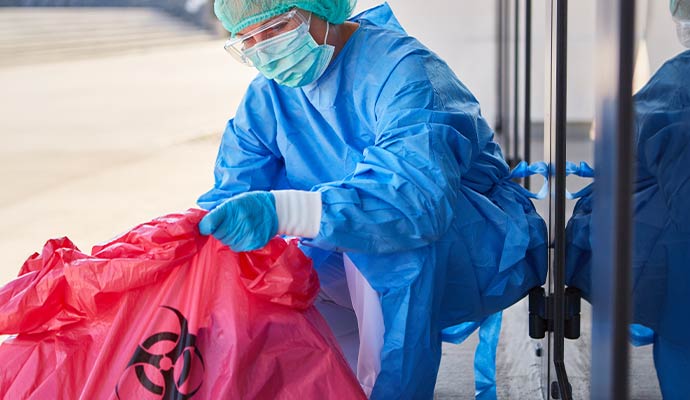 Biohazard cleanup services