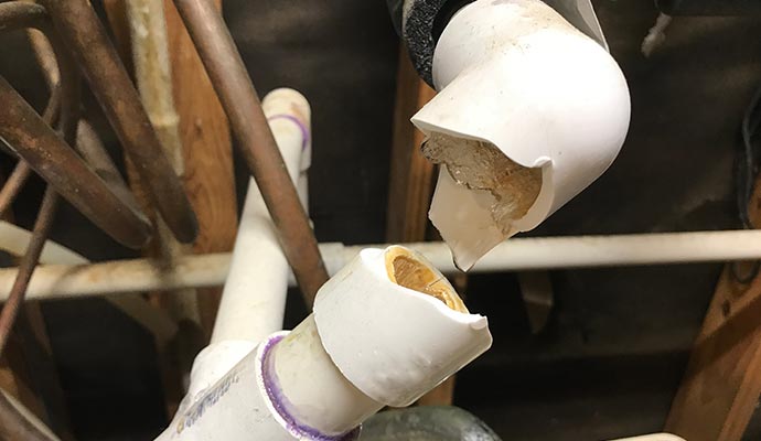 Burst Pipe Damage Restoration around Montana