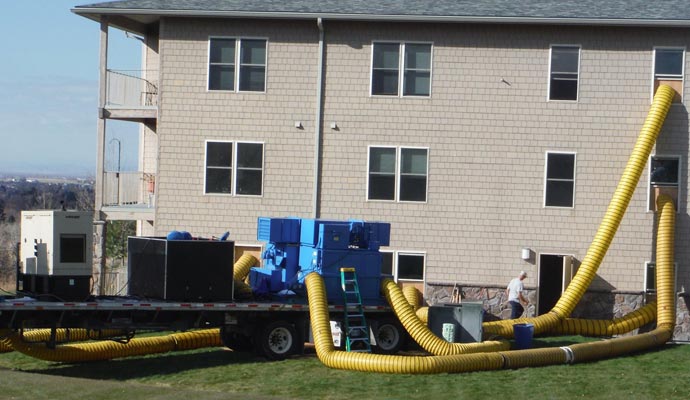 Commercial building heat remediation