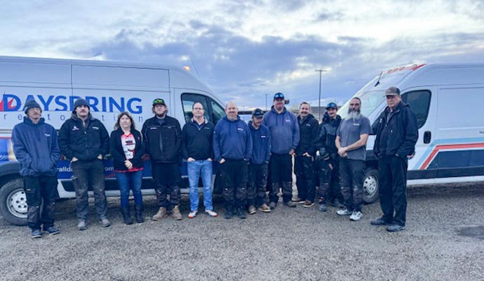 Dayspring Restoration crew