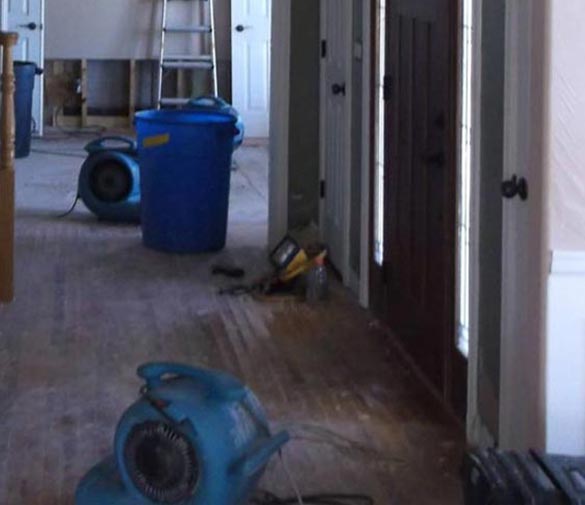 Water damage restoration equipment