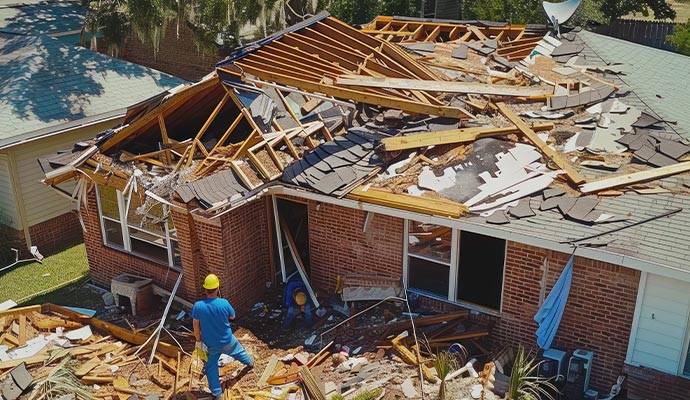 Professional disaster cleanup service