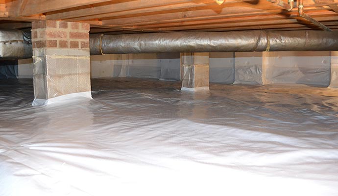 Encapsulated crawl space