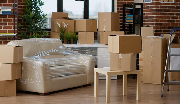 Home moving and packing process