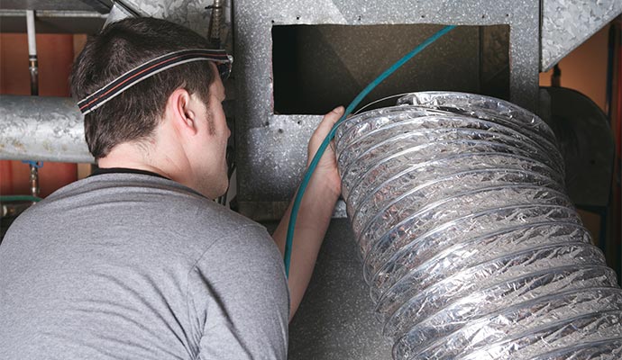 HVAC duct cleaning