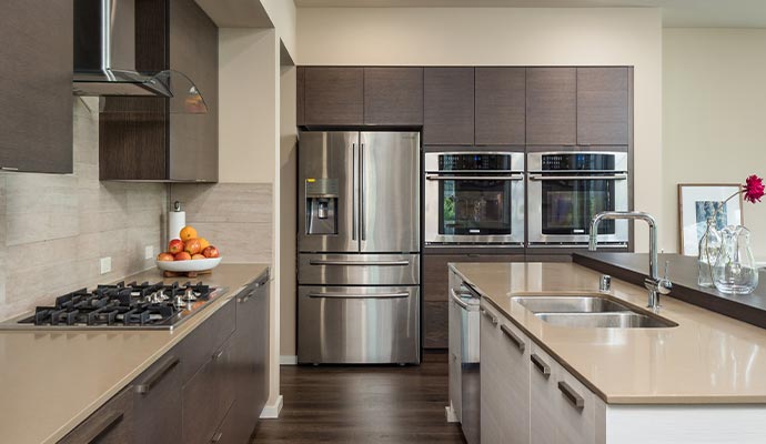 Modern minimalist kitchen