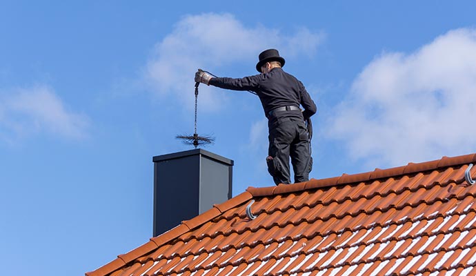 Roof chimney maintenance