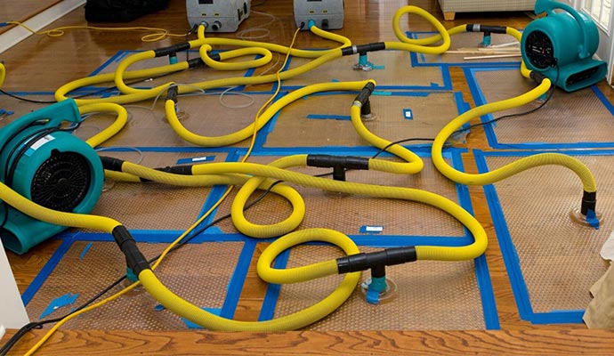 Water damage restoration equipment