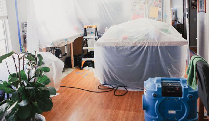 Restoration equipment for water damage