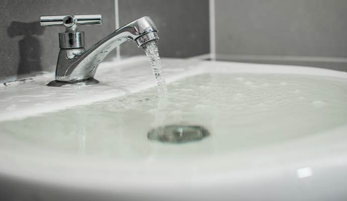 Bathroom sink overflow