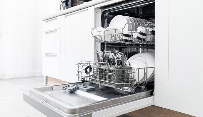 Clean dishwasher