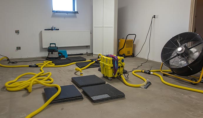 Commercial floor drying equipment