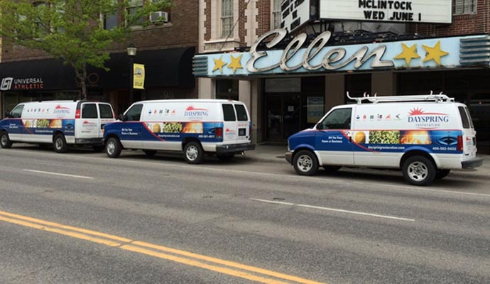 Dayspring Restoration vehicles