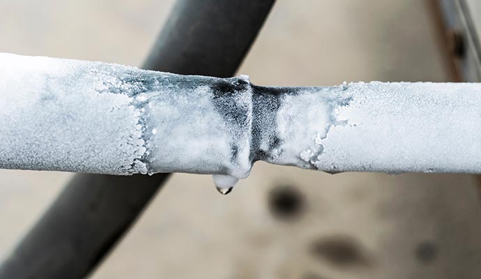 Frozen pipe