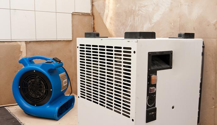 Professional structural drying and dehumidification services